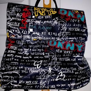DKNY Tilly grafffiti backpack purse